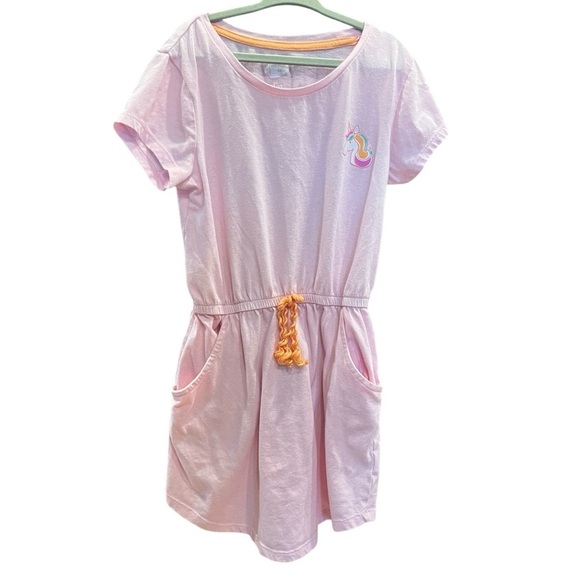 5 FOR $20 Extremely Me Pink Jumpsuit Romper Short set Big Kids Girls sz 10/12 - Picture 1 of 5